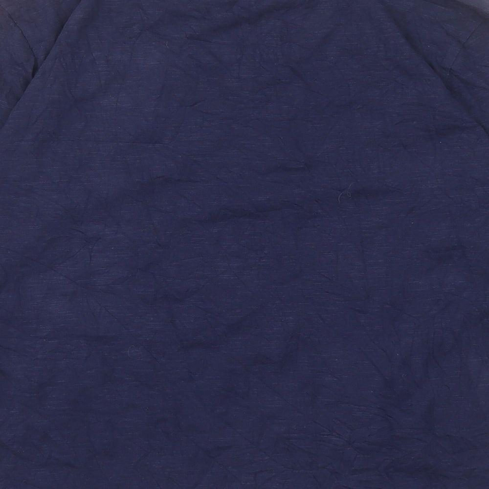NEXT Boys Blue Cotton Basic Casual Size 12 Years Crew Neck Pullover - Pocket Detail