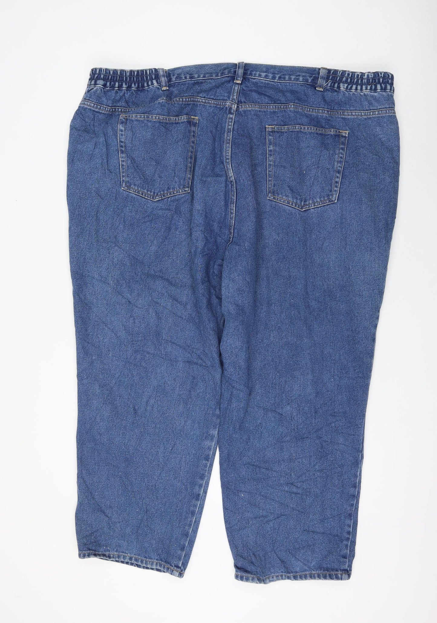 East Coast Womens Blue Cotton Straight Jeans Size 30 L26 in Regular Zip