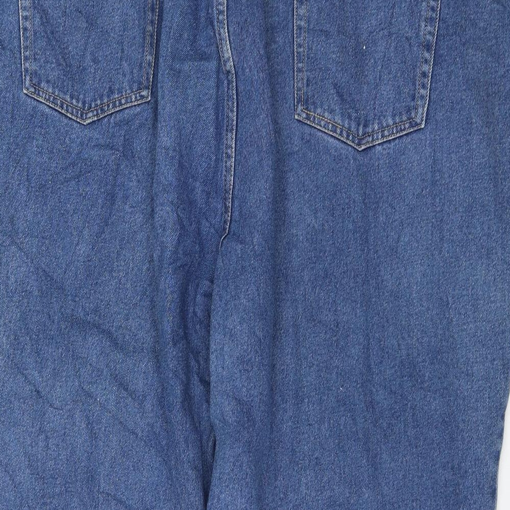 East Coast Womens Blue Cotton Straight Jeans Size 30 L26 in Regular Zip