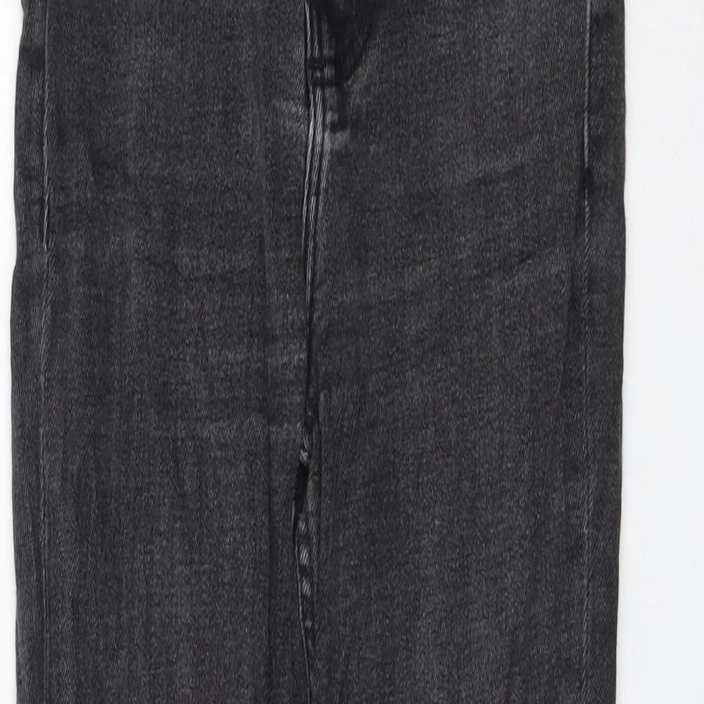 Zara Womens Black Polyester Skinny Jeans Size 6 L26 in Regular Zip