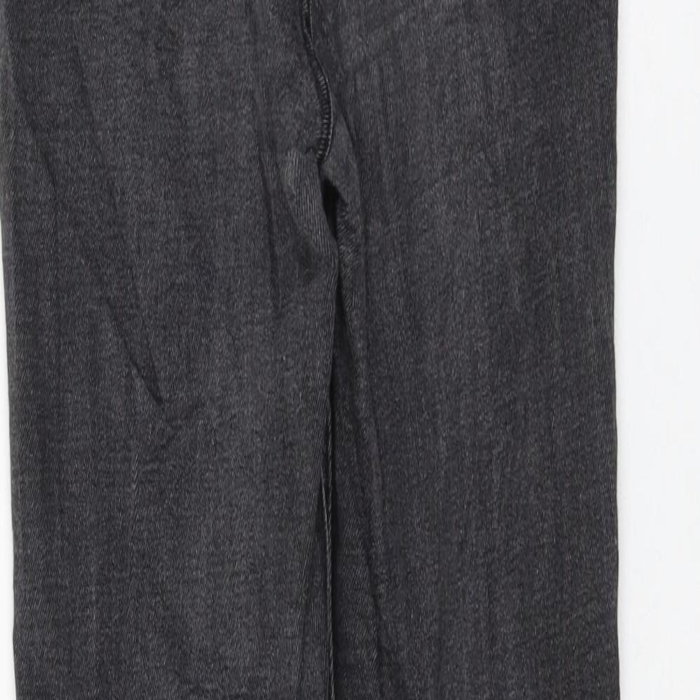 Zara Womens Black Polyester Skinny Jeans Size 6 L26 in Regular Zip