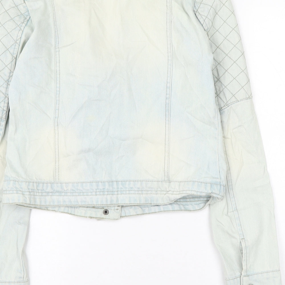 Pimkie Womens Blue Jacket Size 8 Zip