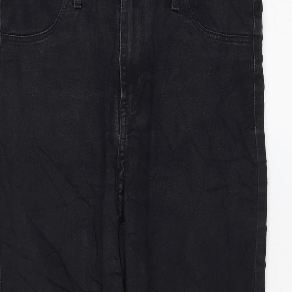 prew Womens Black Polyester Skinny Jeans Size 32 in L24 in Regular Zip