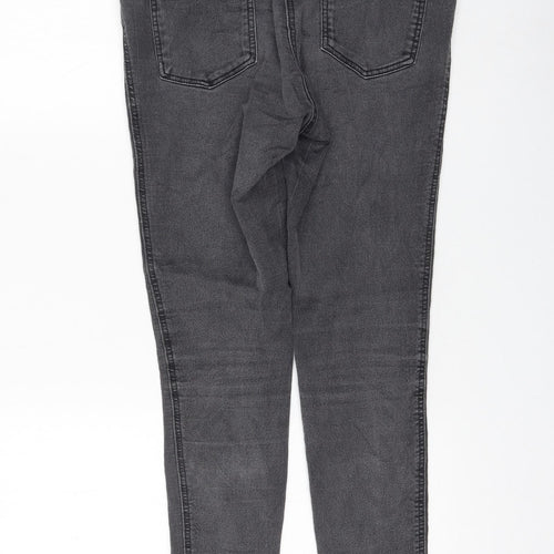 Nutmeg Womens Grey Cotton Jegging Jeans Size 12 L27 in Regular