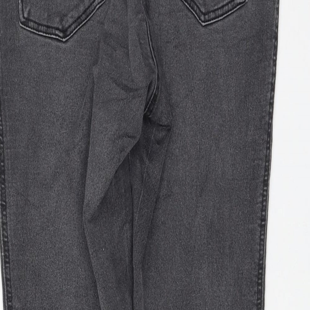 Nutmeg Womens Grey Cotton Jegging Jeans Size 12 L27 in Regular