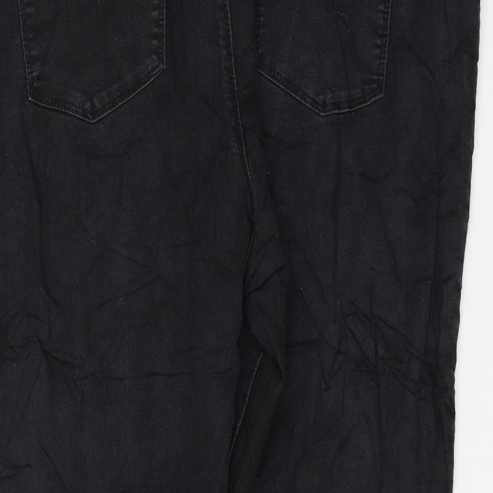 PEP&CO Womens Black Cotton Jegging Jeans Size 22 L27 in Regular