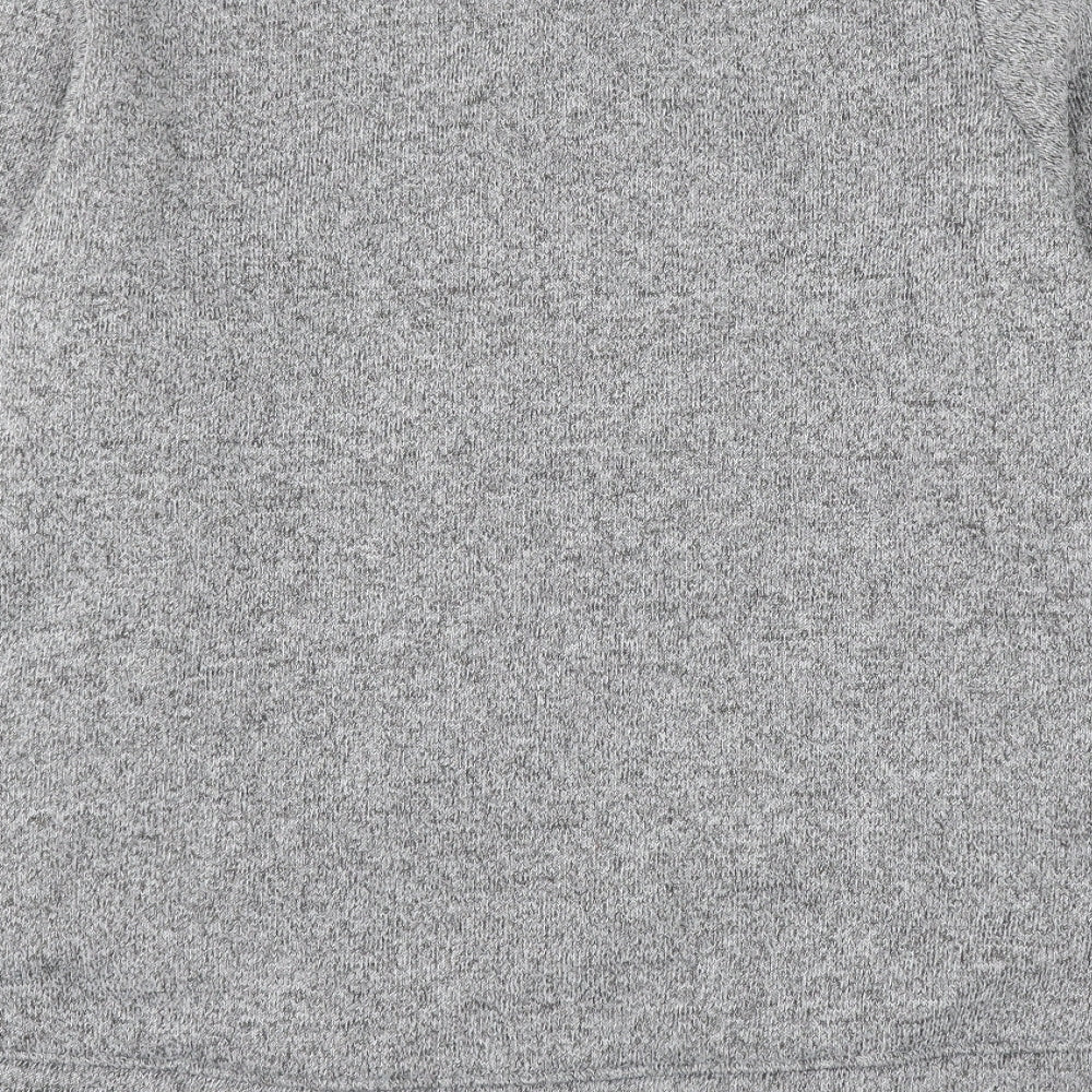 Damart Womens Grey Polyester Full Zip Sweatshirt Size 14 Zip - Size 14-16