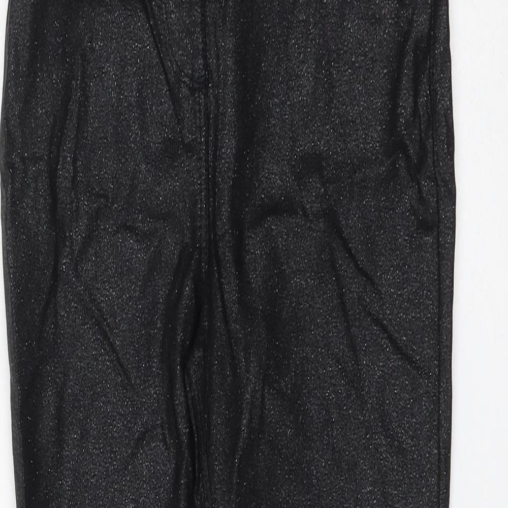 George Girls Black Viscose Jegging Jeans Size 9-10 Years Regular Pullover