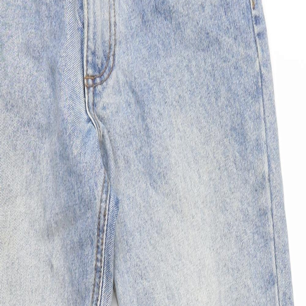 J Galt Womens Blue Cotton Straight Jeans Size 6 L28 in Regular Zip