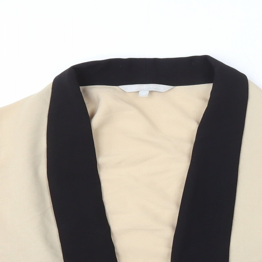 Red Herring Womens Beige Jacket Size 18