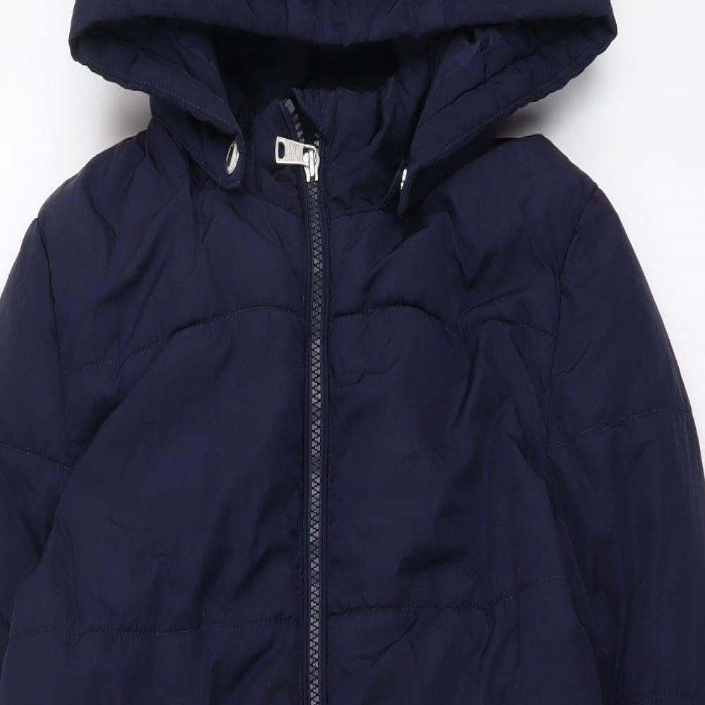Kids Only Girls Blue Jacket Size 11-12 Years Zip