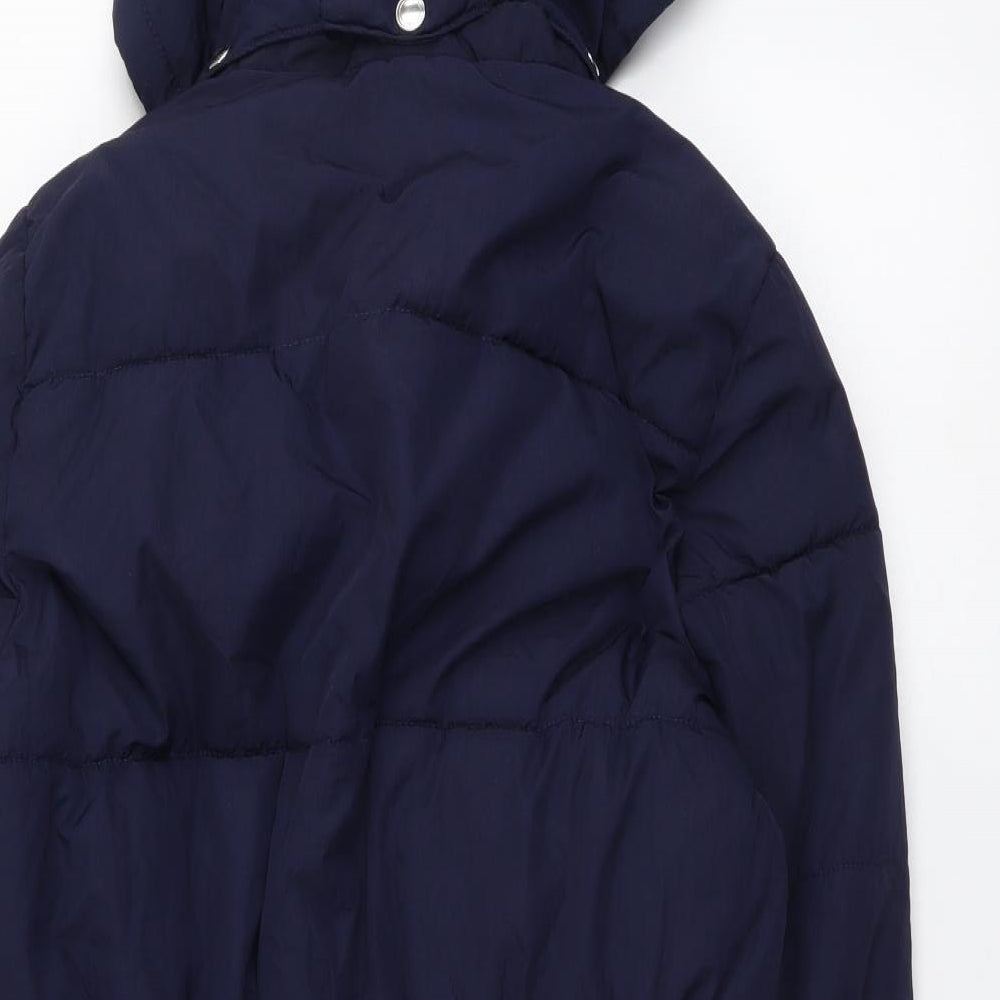 Kids Only Girls Blue Jacket Size 11-12 Years Zip