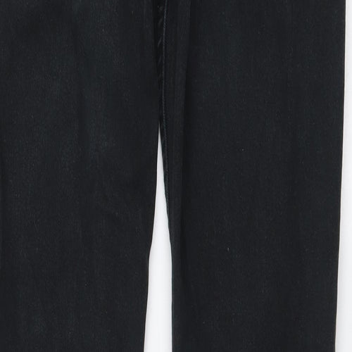 Denim & Co. Mens Grey Cotton Skinny Jeans Size 28 in L30 in Regular Button