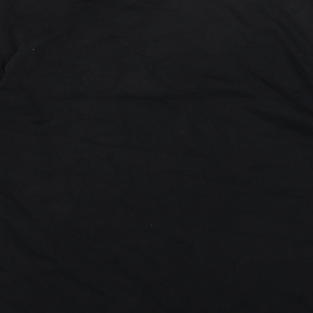 Kent & Curwen Mens Black Cotton T-Shirt Size XL Collared - David Beckham