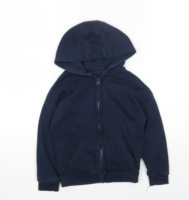 Primark Boys Blue Jacket Size 6-7 Years Zip