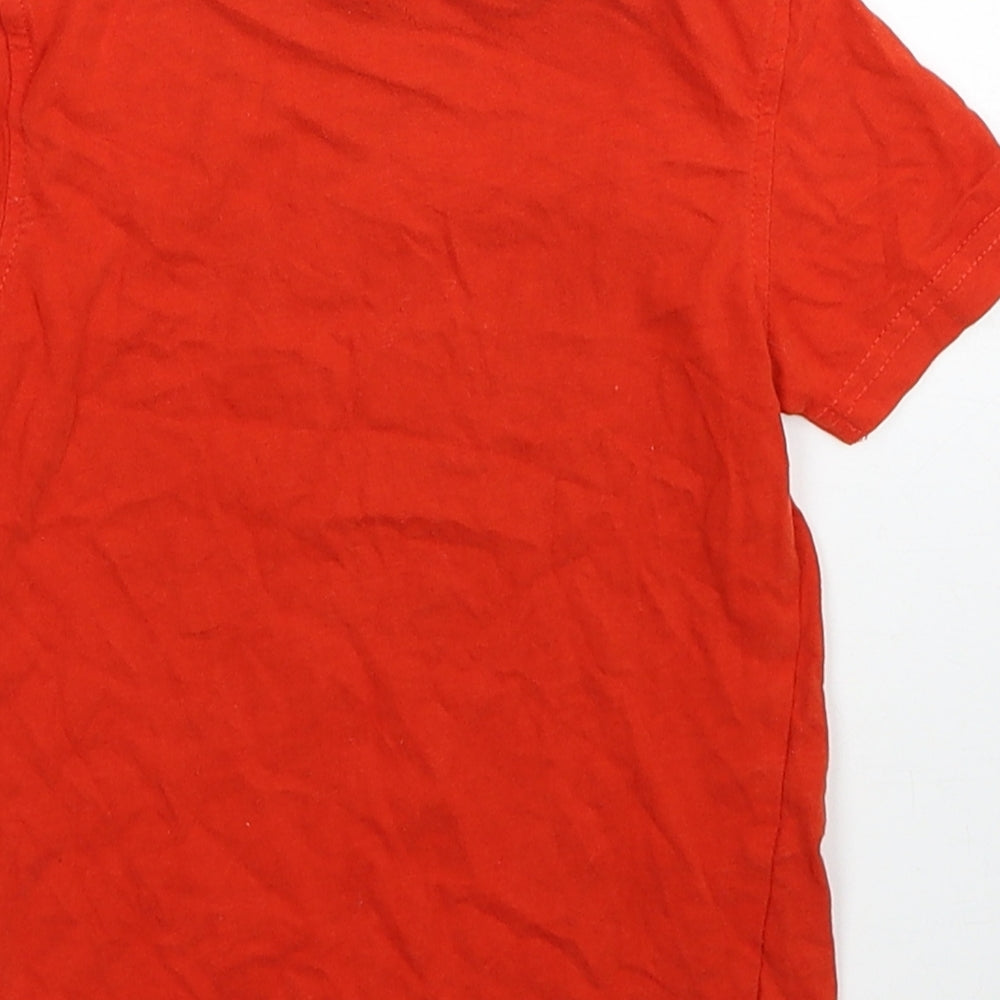 George Boys Red Cotton Basic T-Shirt Size 2-3 Years Round Neck Pullover - Mommy Said I Could