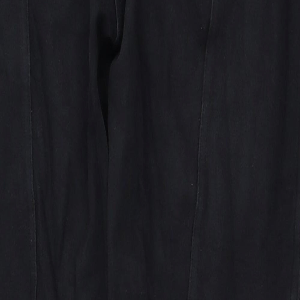 DECATHLON Womens Black Cotton Jegging Leggings Size XL L28 in