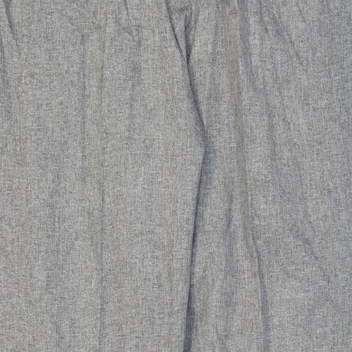George Womens Grey Polyester Carrot Trousers Size 16 L28 in Regular Zip
