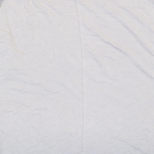 TwentyTwo Womens Grey Viscose Basic T-Shirt Size XL Boat Neck