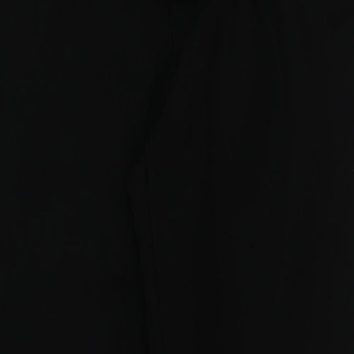 Romeo & Juliet Couture Womens Black Polyester Trousers Size L L28 in Regular Button