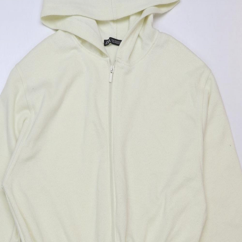 Zara Womens Beige Polyester Top One Piece Size M Zip
