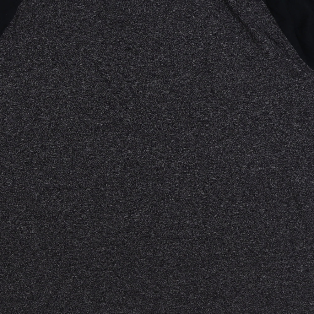 TU Mens Grey Cotton T-Shirt Size XL Round Neck