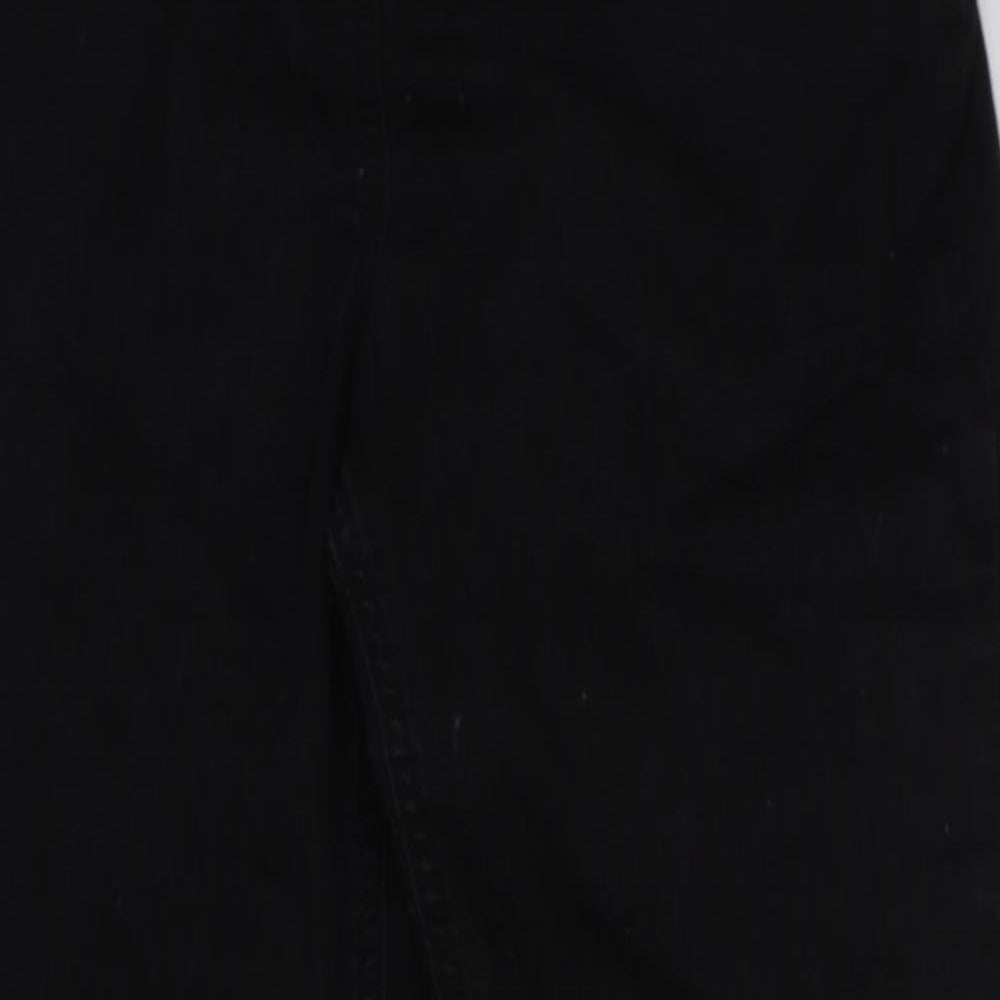 TU Womens Black Cotton Jegging Jeans Size 14 L29 in Regular