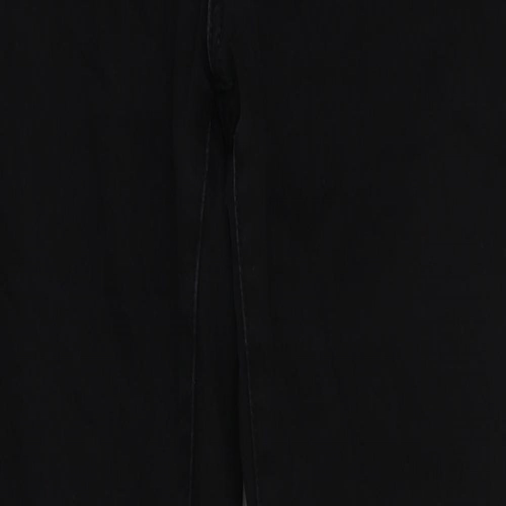 denim & c Womens Black Cotton Skinny Jeans Size 12 L28 in Regular Button