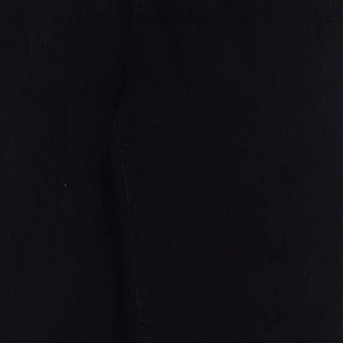 Marks and Spencer Womens Blue Cotton Skinny Jeans Size 8 L27 in Regular Button