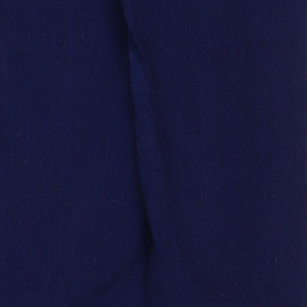 River Island Womens Blue Cotton Skinny Jeans Size 10 L30 in Regular Button