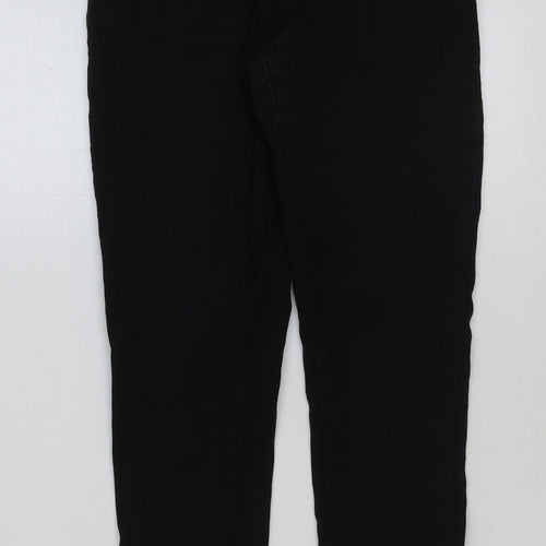 Denim & Co. Womens Black Cotton Skinny Jeans Size 12 L30 in Regular Button