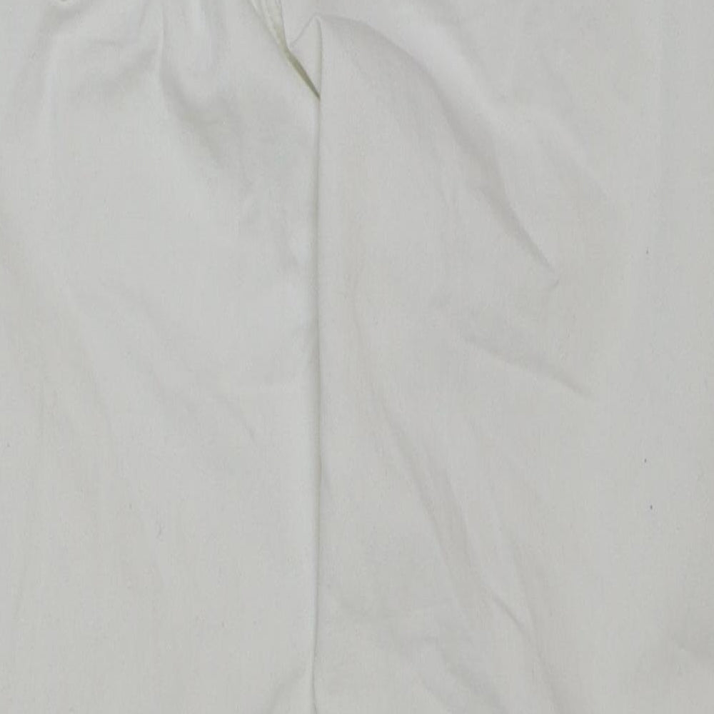 Marks and Spencer Womens White Cotton Jegging Jeans Size 16 L26 in Regular