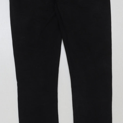 Denim & Co. Womens Black Cotton Skinny Jeans Size 6 L29 in Regular Button