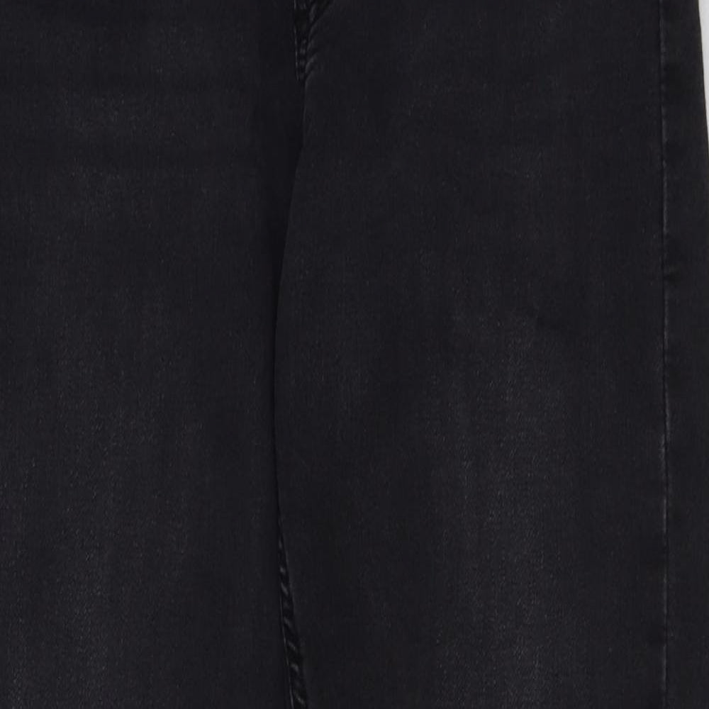 George Boys Grey Cotton Skinny Jeans Size 10-11 Years Regular Drawstring