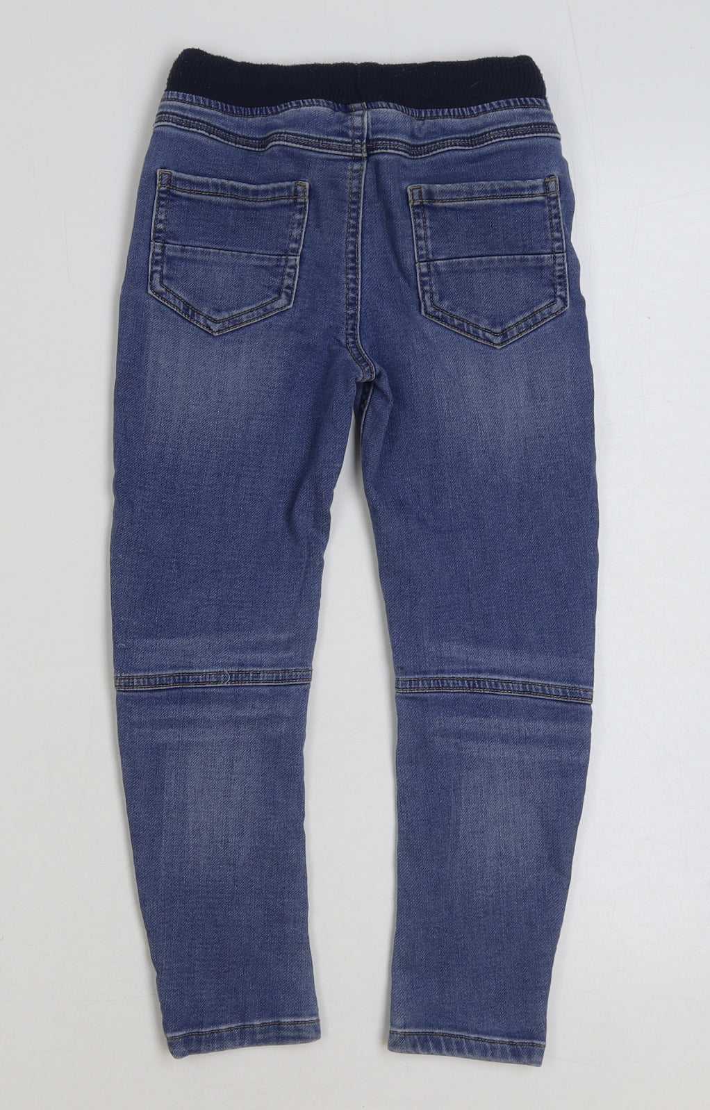 matala Boys Blue Cotton Skinny Jeans Size 4-5 Years Regular