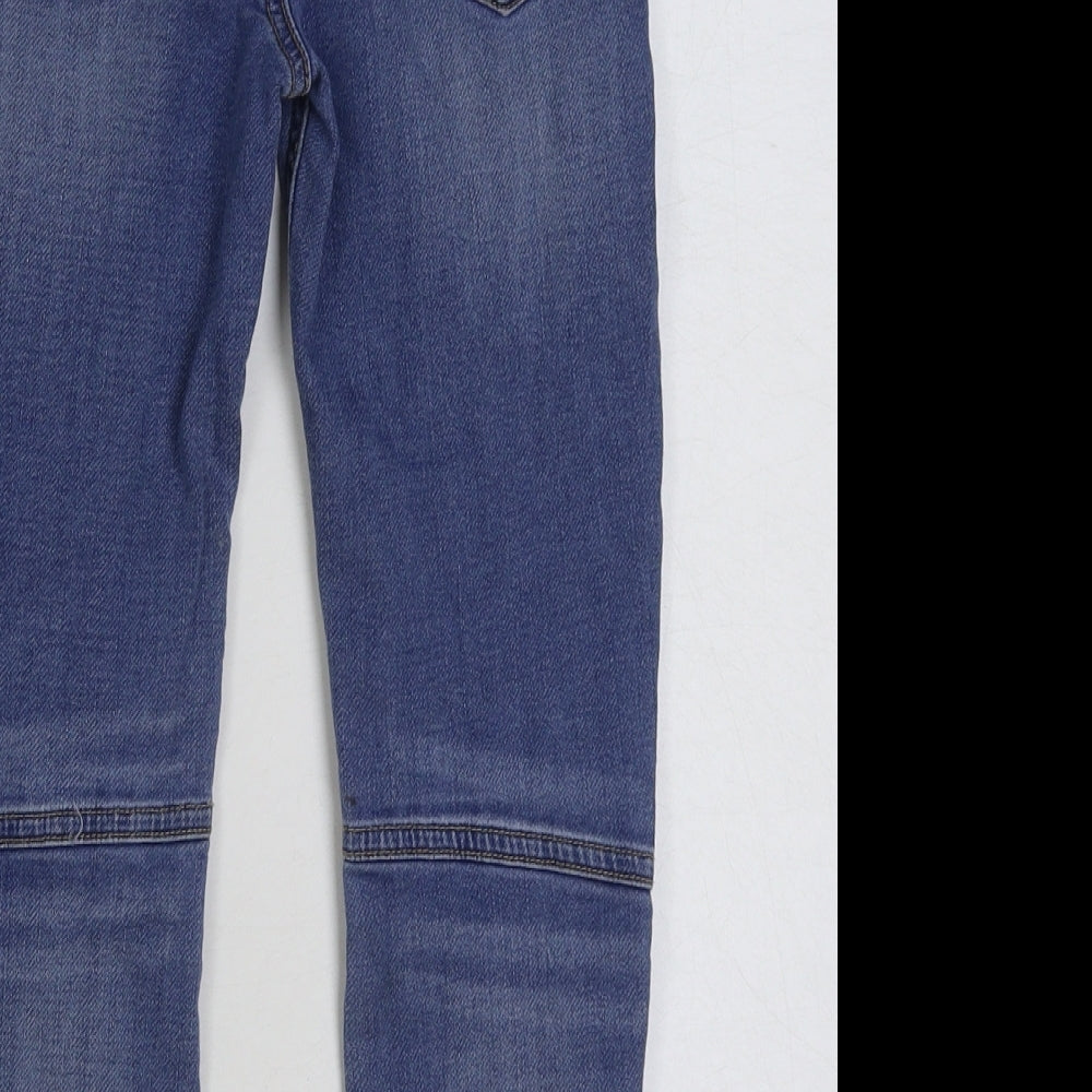 matala Boys Blue Cotton Skinny Jeans Size 4-5 Years Regular