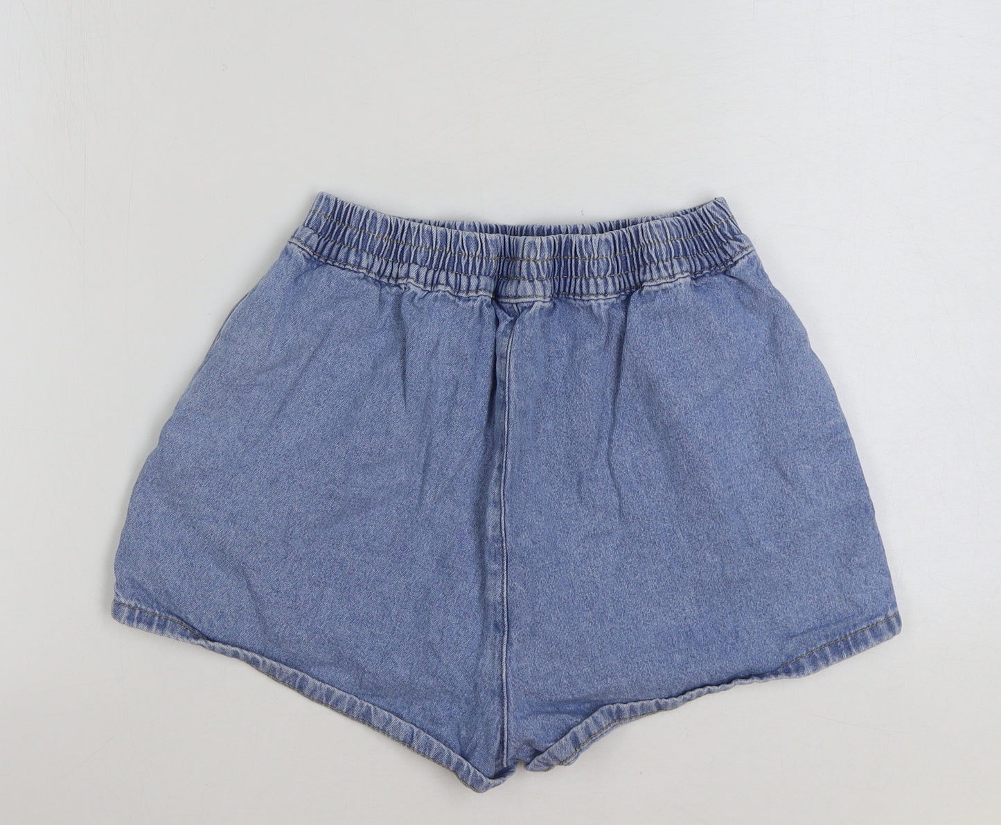 New Look Girls Blue Cotton Sweat Shorts Size 15 Years Regular