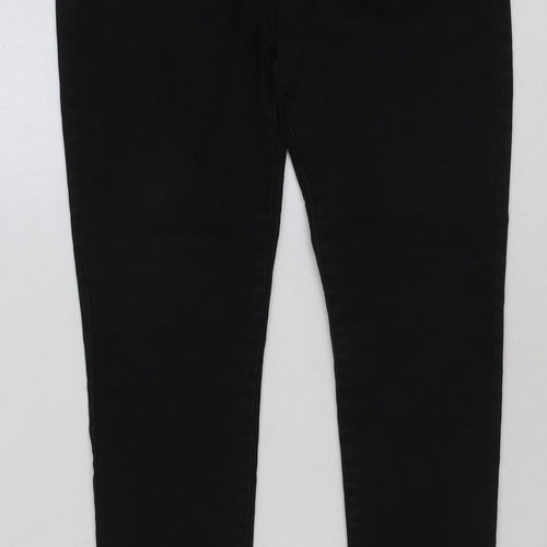 M&Co Womens Black Cotton Jegging Jeans Size 14 L30 in Regular