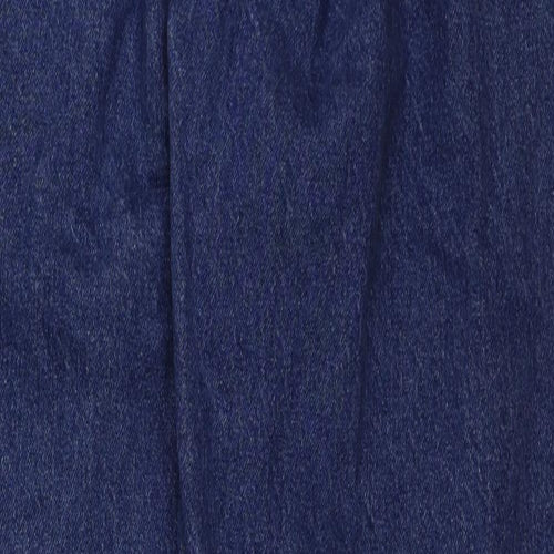 Preworn Womens Blue Cotton Mom Jeans Size 30 in L27 in Regular Button