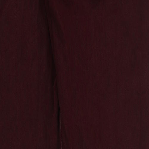 H&M Womens Red Cotton Straight Jeans Size 32 in L32 in Regular Button