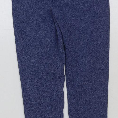 Denim & Co. Womens Blue Cotton Skinny Jeans Size 10 L27 in Regular Button
