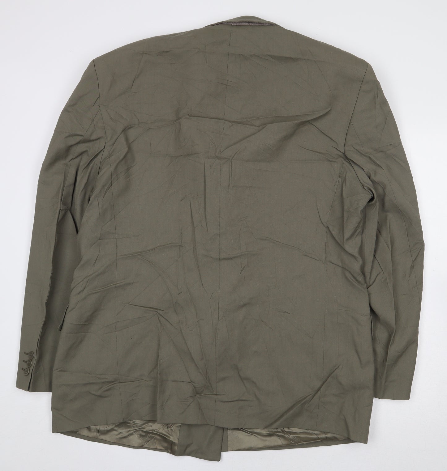 Pierre Cardin Mens Green Wool Jacket Suit Jacket Size 44