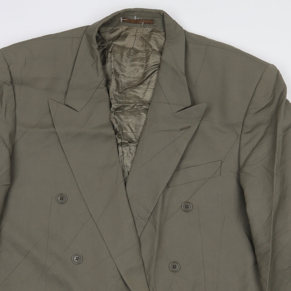 Pierre Cardin Mens Green Wool Jacket Suit Jacket Size 44