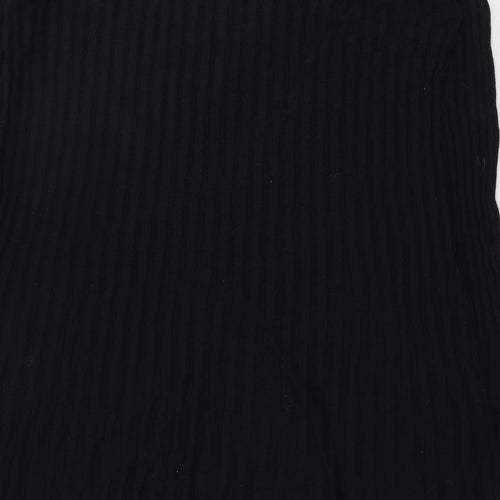 NEXT Womens Blue Viscose A-Line Size 12 Scoop Neck Pullover - Striped