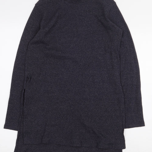 Atmosphere Womens Blue Polyester Pullover Sweatshirt Size 10 Pullover