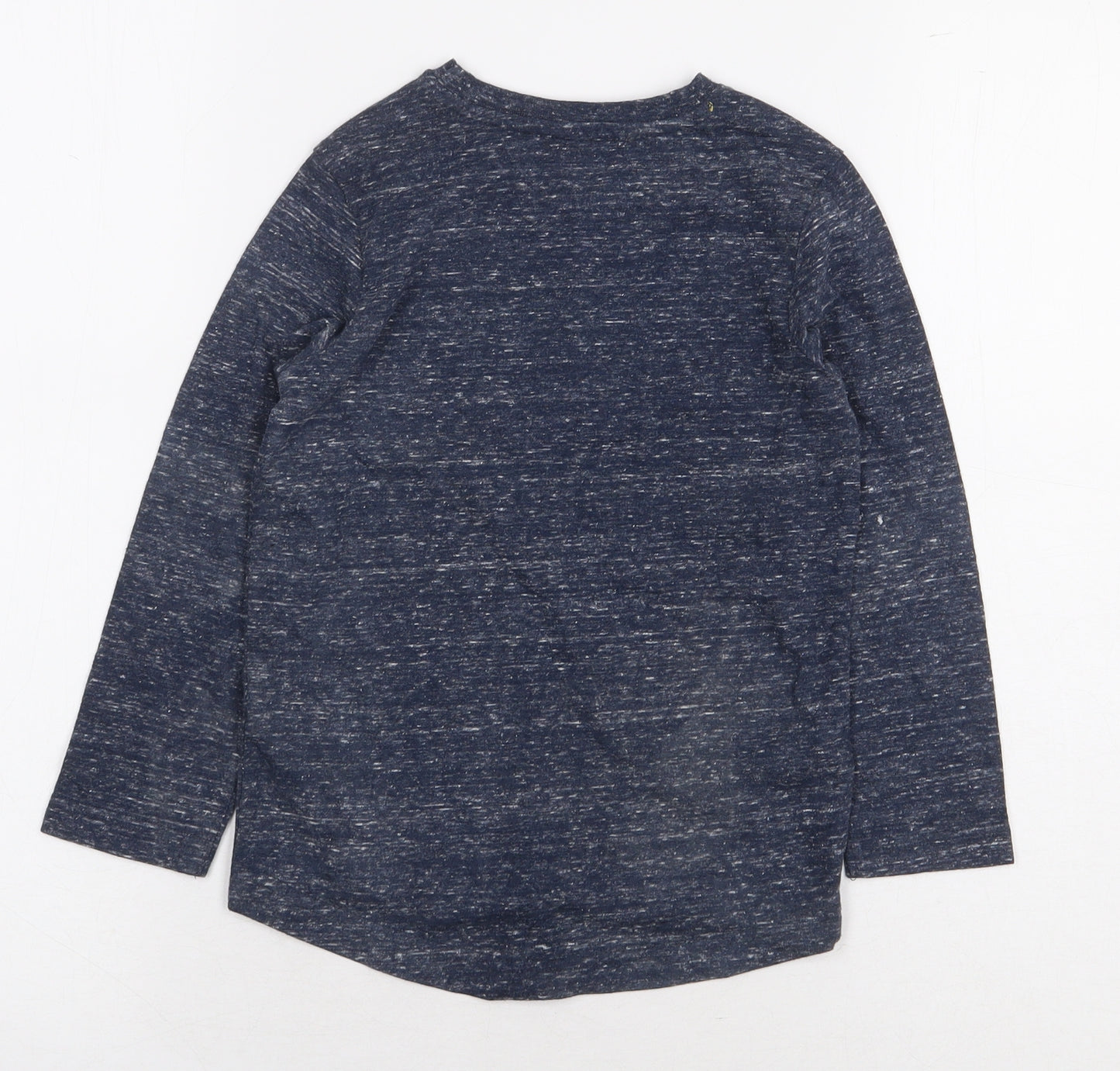 Nutmeg Boys Blue Cotton Basic T-Shirt Size 3-4 Years Round Neck Pullover - Vechiles