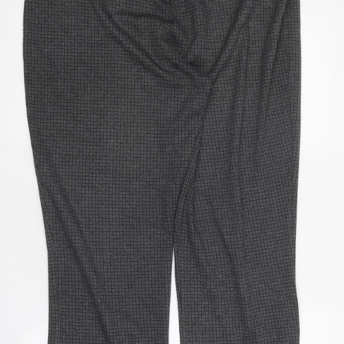 Preworn Womens Grey Polyester Trousers Size 18 L25 in Regular