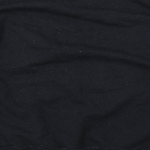 Love Womens Black 100% Cotton Pullover Sweatshirt One Size Pullover