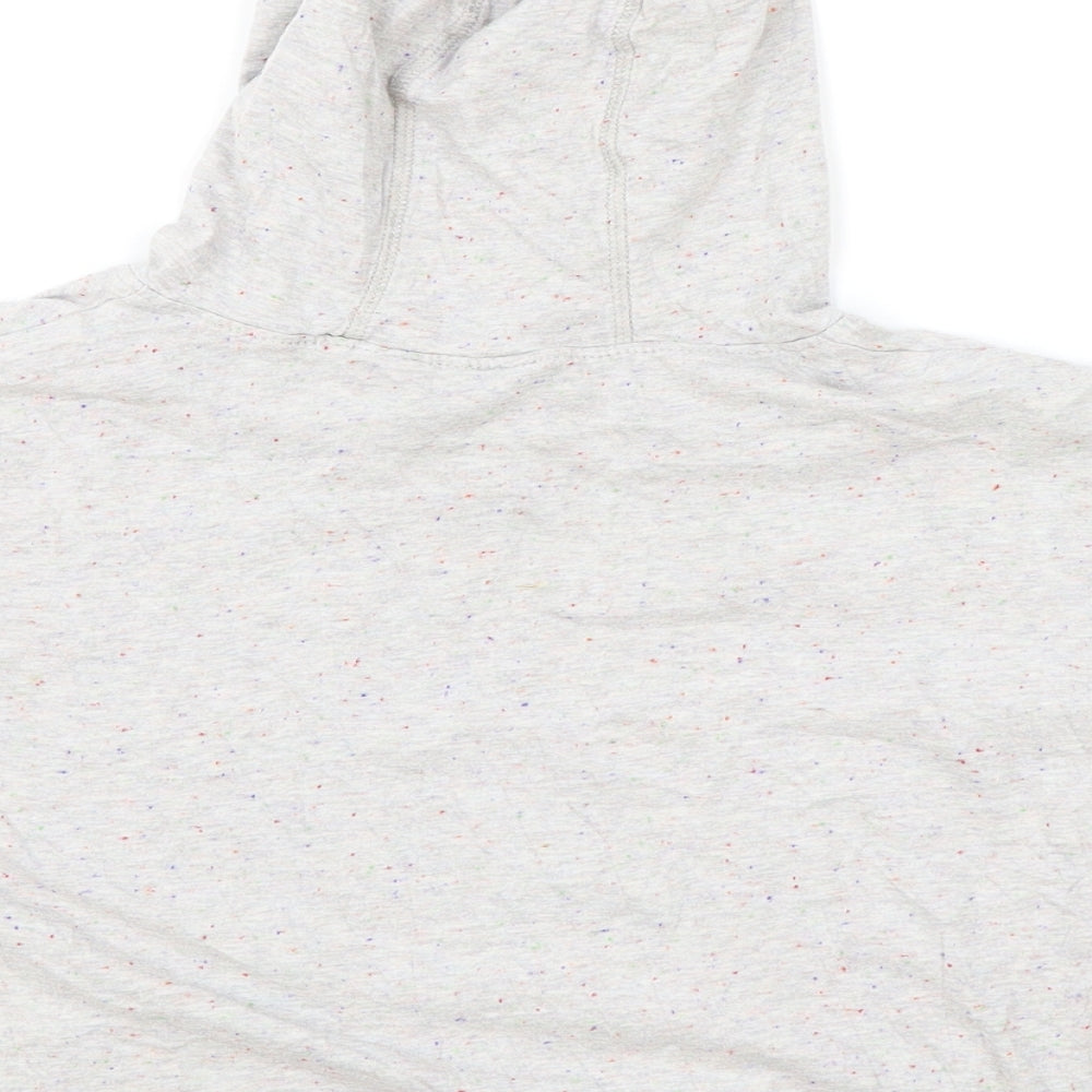 George Girls Grey Spotted Viscose Pullover Hoodie Size 10-11 Years Pullover