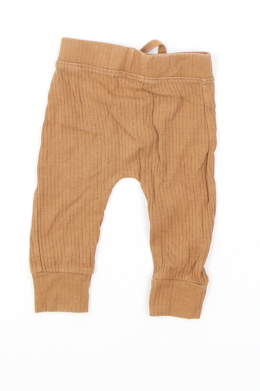 George Baby Brown Cotton Jogger Leggings Size 3-6 Months Pullover